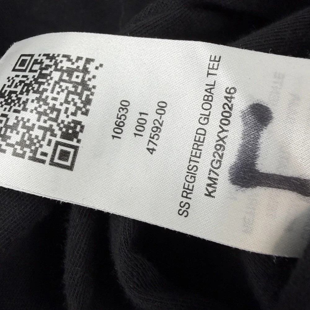 True Religion Shirt Mens XL Black Registered Global‎ Globe Graphic Tee T-Shirt